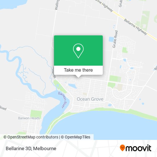 Bellarine 3D map