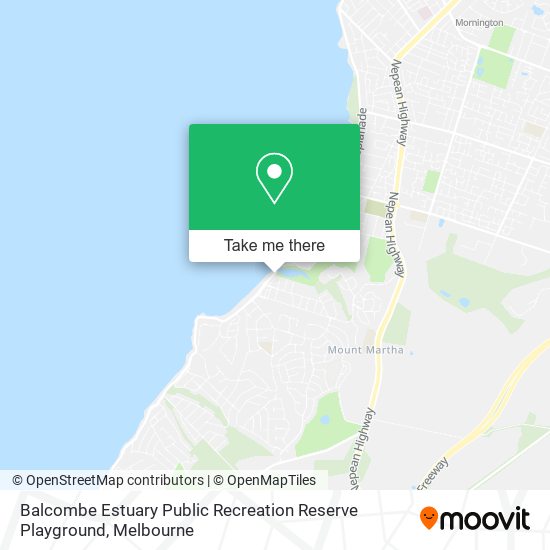 Balcombe Estuary Public Recreation Reserve Playground map