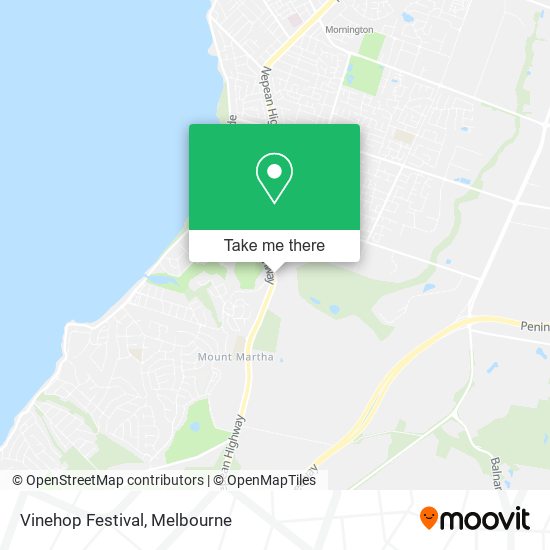 Vinehop Festival map