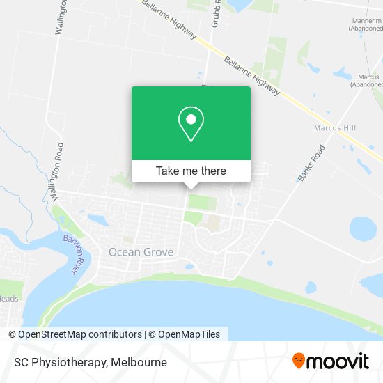 SC Physiotherapy map