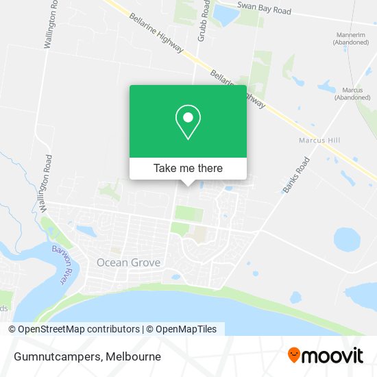 Gumnutcampers map