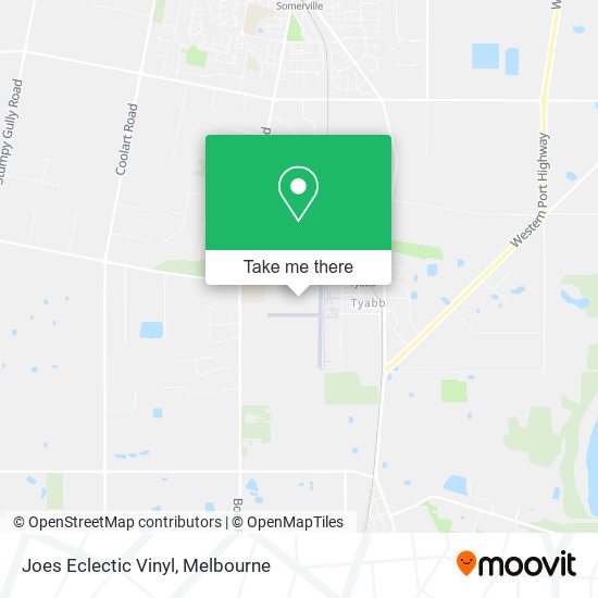 Joes Eclectic Vinyl map