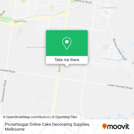 Picnartsugar Online Cake Decorating Supplies map