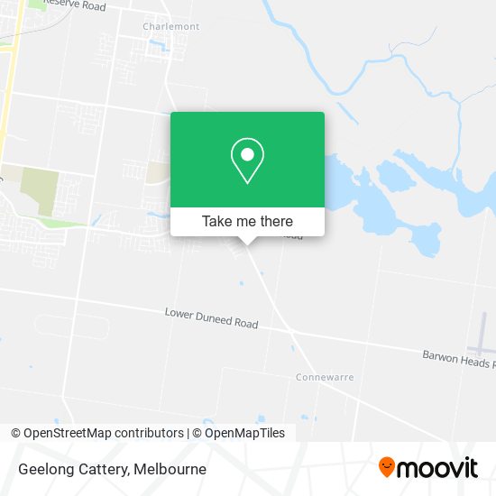 Geelong Cattery map