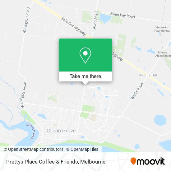 Prettys Place Coffee & Friends map