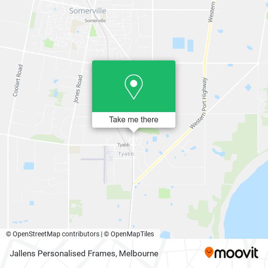 Jallens Personalised Frames map