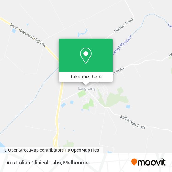 Australian Clinical Labs map
