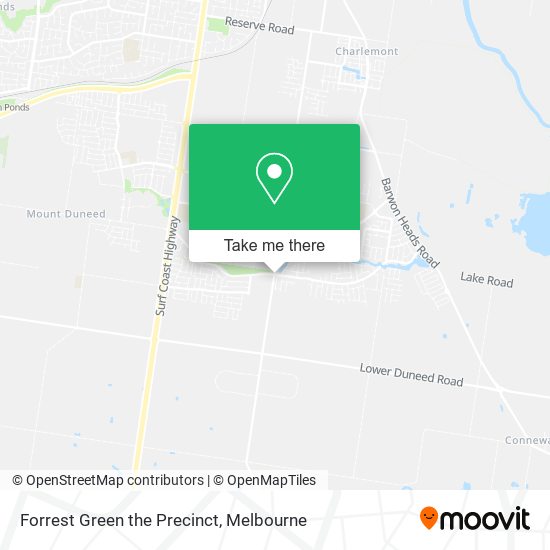 Forrest Green the Precinct map