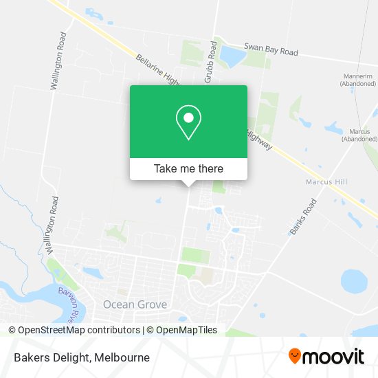 Bakers Delight map