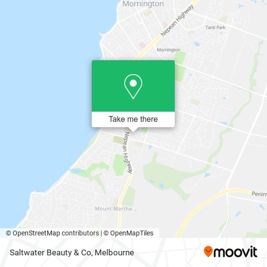 Saltwater Beauty & Co map