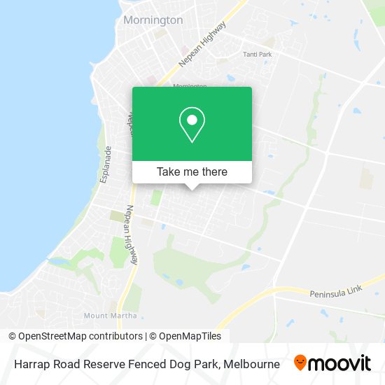 Harrap Road Reserve Fenced Dog Park map