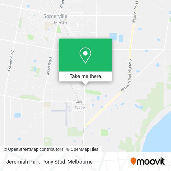 Jeremiah Park Pony Stud map