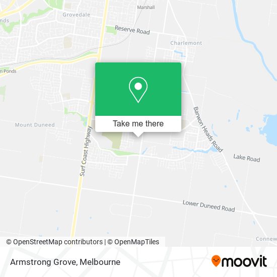 Armstrong Grove map