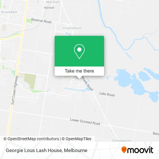 Georgie Lous Lash House map