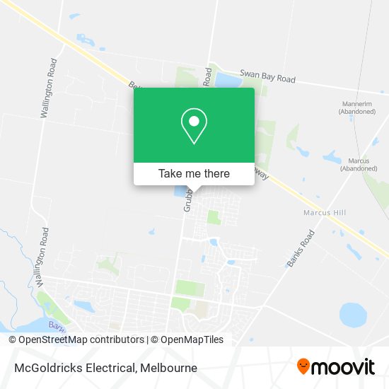 McGoldricks Electrical map