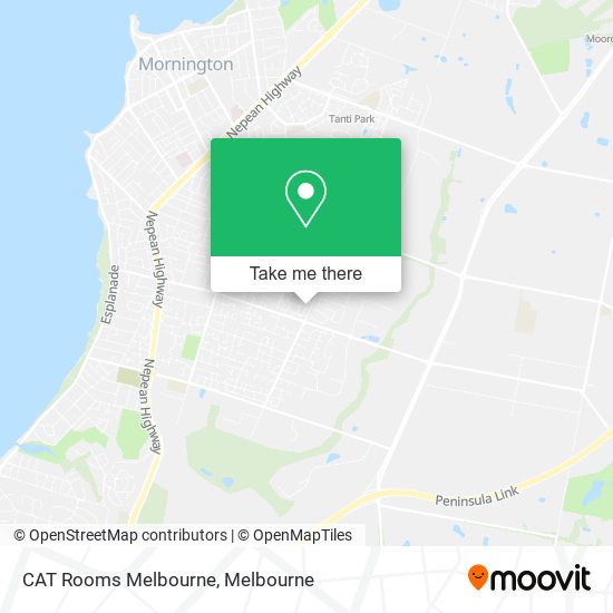 CAT Rooms Melbourne map