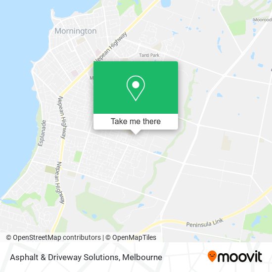 Asphalt & Driveway Solutions map