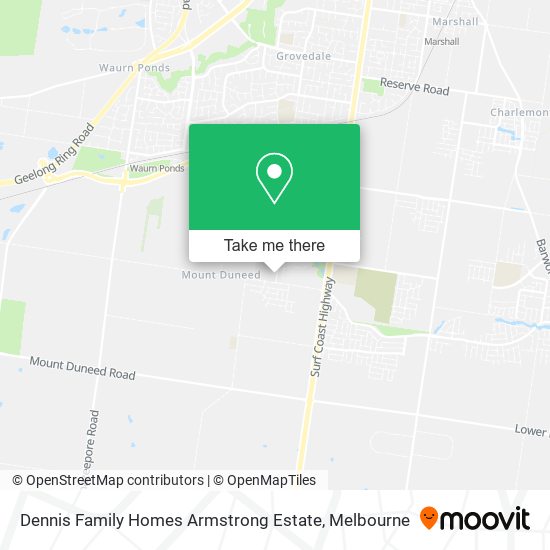 Dennis Family Homes Armstrong Estate map