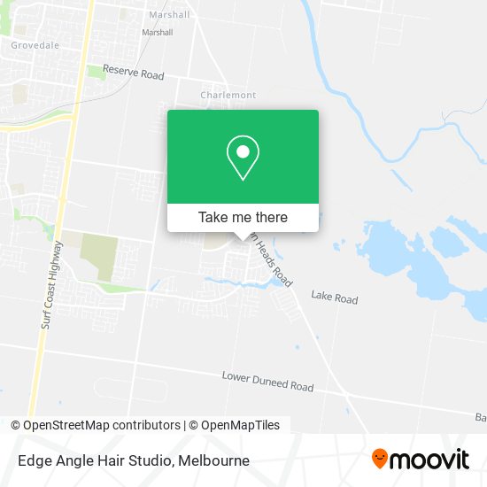 Edge Angle Hair Studio map