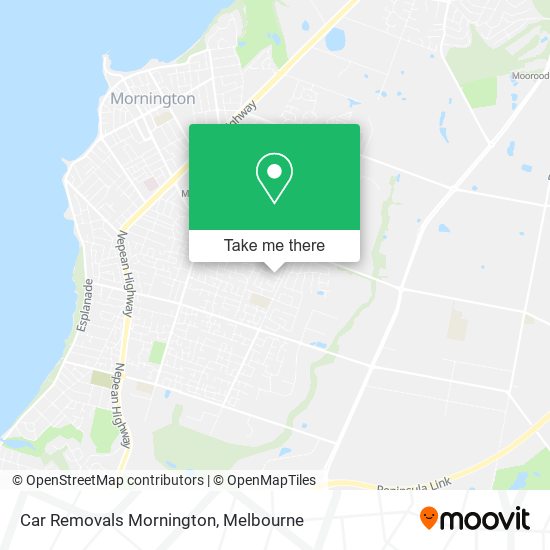 Car Removals Mornington map