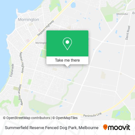 Summerfield Reserve Fenced Dog Park map