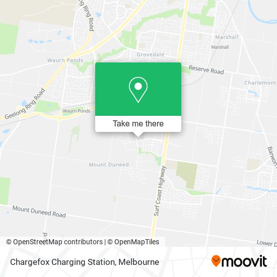 Chargefox Charging Station map