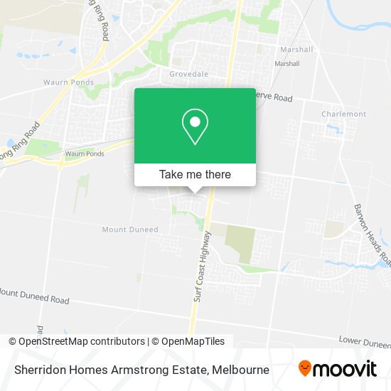 Sherridon Homes Armstrong Estate map