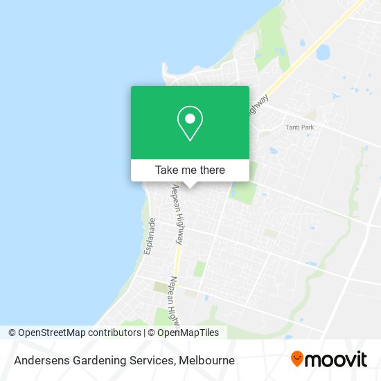 Andersens Gardening Services map