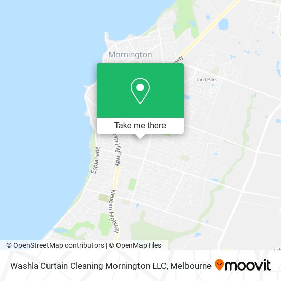 Washla Curtain Cleaning Mornington LLC map