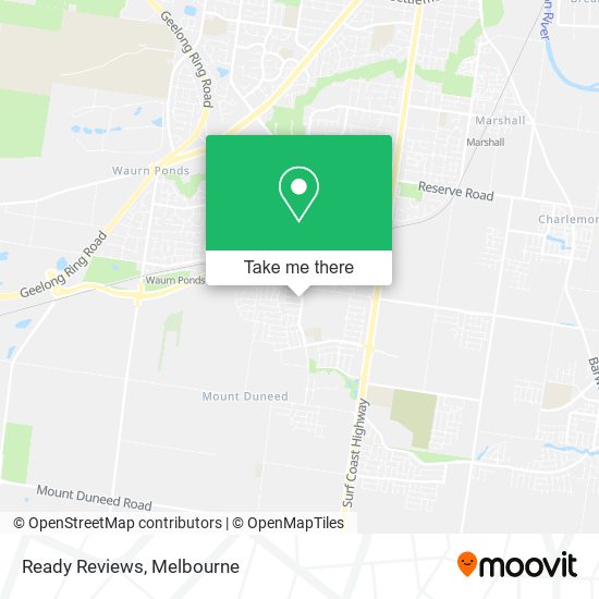 Ready Reviews map