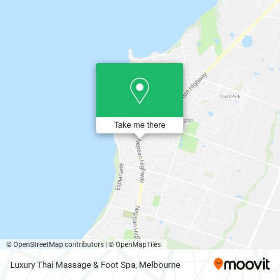 Luxury Thai Massage & Foot Spa map