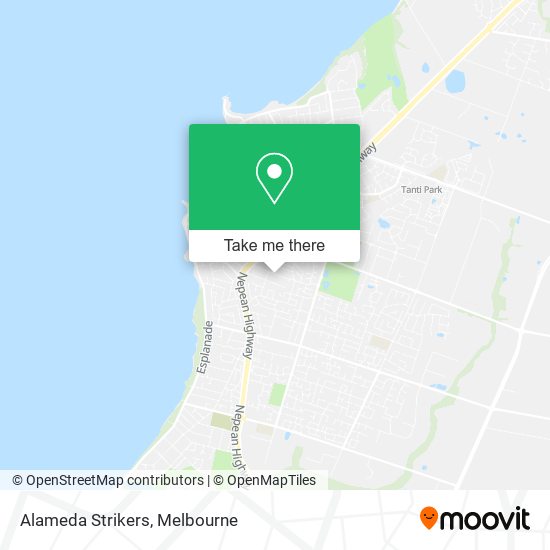 Alameda Strikers map