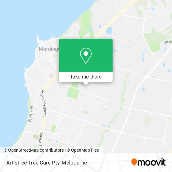 Artistree Tree Care Pty map