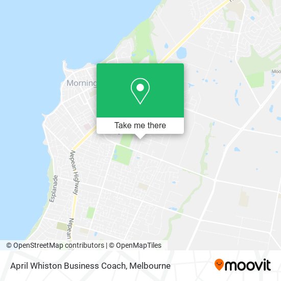 April Whiston Business Coach map