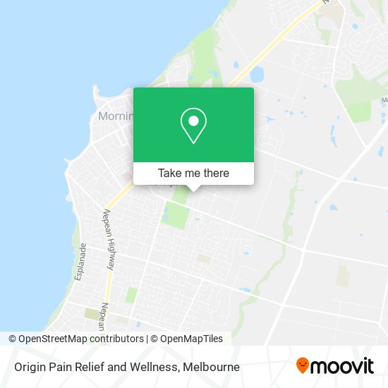 Origin Pain Relief and Wellness map