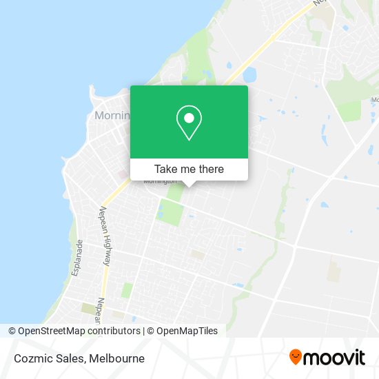 Cozmic Sales map
