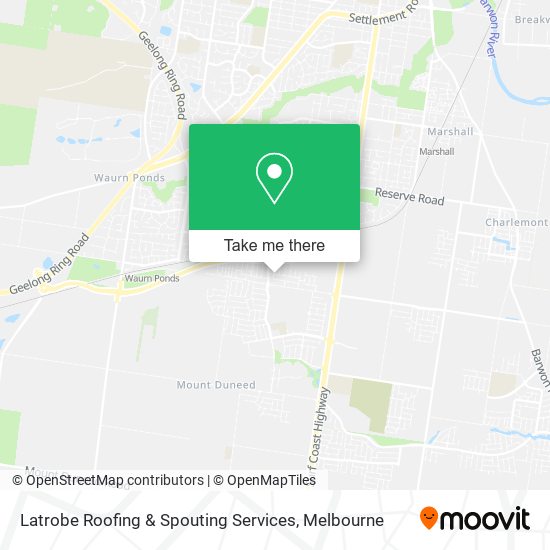 Latrobe Roofing & Spouting Services map