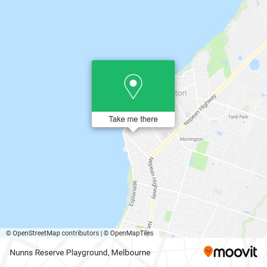 Nunns Reserve Playground map