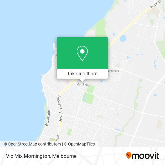 Vic Mix Mornington map