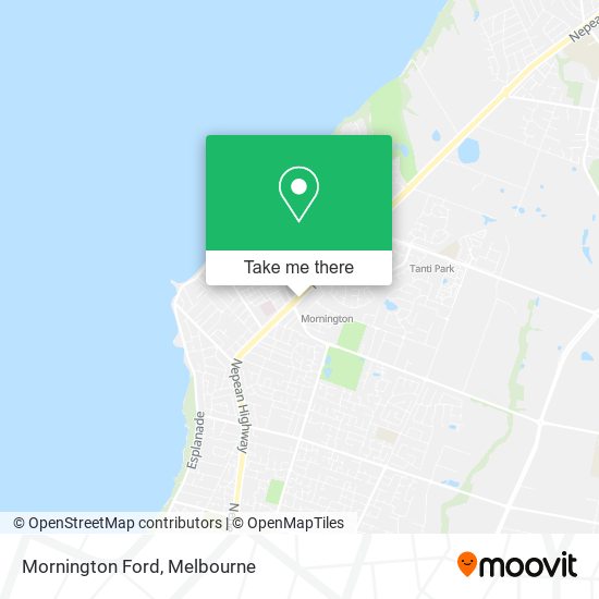 Mornington Ford map