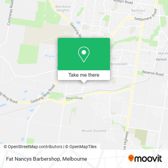 Fat Nancys Barbershop map