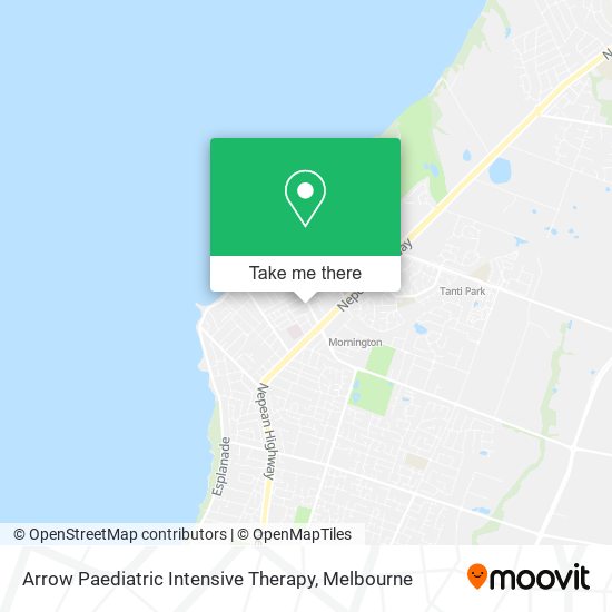 Arrow Paediatric Intensive Therapy map