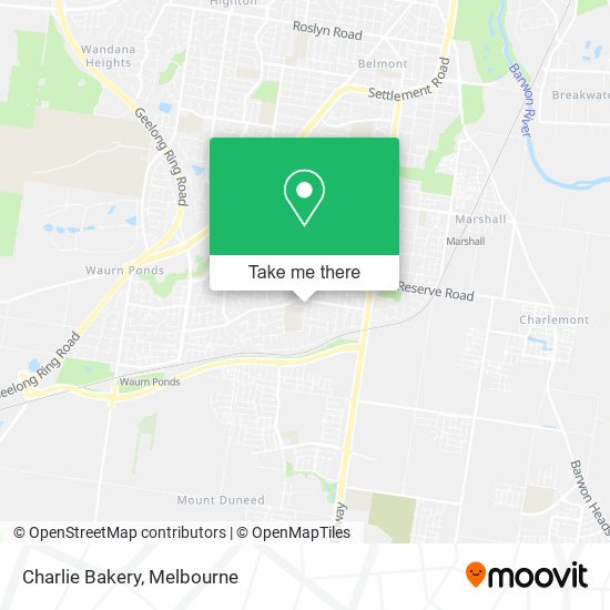 Charlie Bakery map