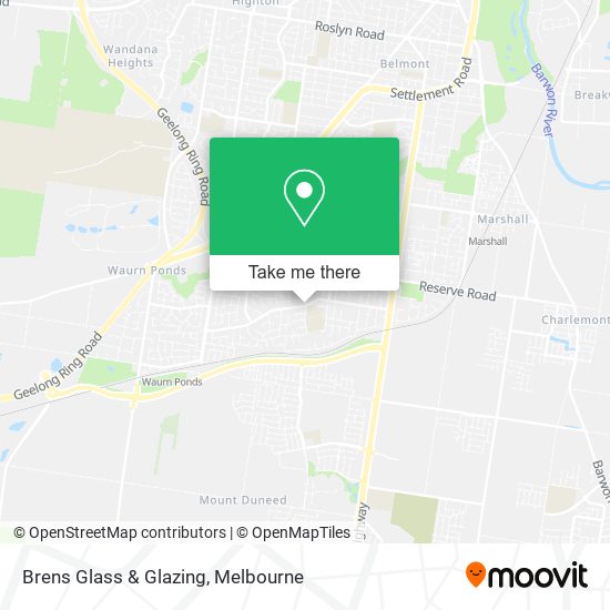 Brens Glass & Glazing map