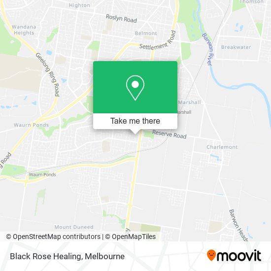 Black Rose Healing map