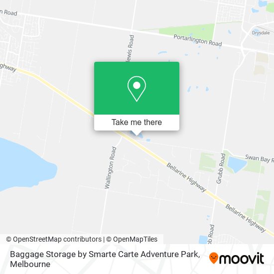 Baggage Storage by Smarte Carte Adventure Park map