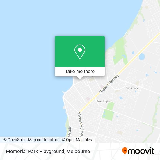 Memorial Park Playground map