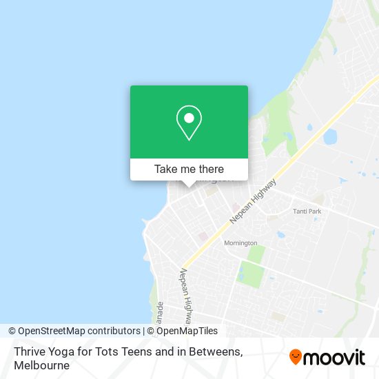 Thrive Yoga for Tots Teens and in Betweens map