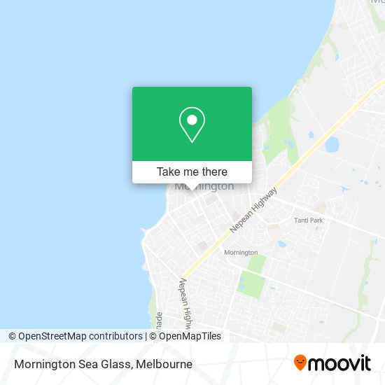 Mornington Sea Glass map