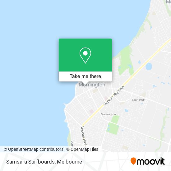 Samsara Surfboards map